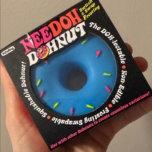Schylling Needoh Donut Blue Play Dough Toy